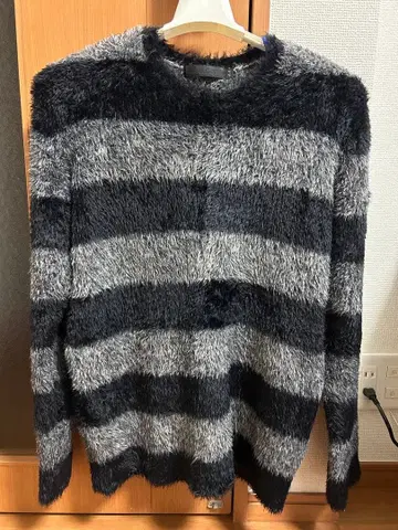 FUGA 페더얀 니트 (블랙 보더)