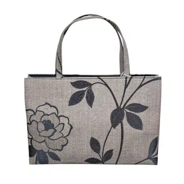 교토 만리소로 가방 3424 토트 베이지 기모노 가방