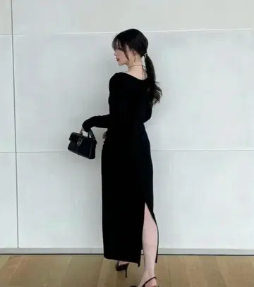 SENEE 2way 리본 개더 원피스