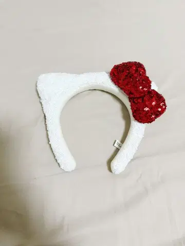 헬로키티 리본 포함 머리띠