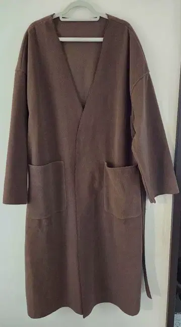 그레일 롱 코트 여성용 끈 포함