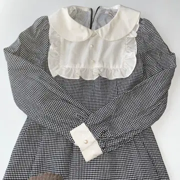 AnkRouge 체크 무늬 미니 원피스 M