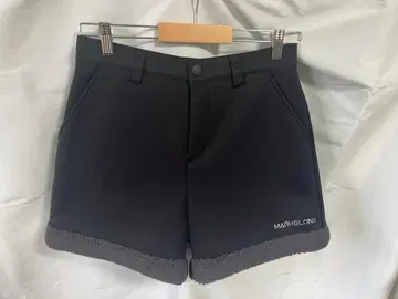 MARK&LONA 보아 안감 숏팬츠 36 블랙 방한 축열 겨울 골프