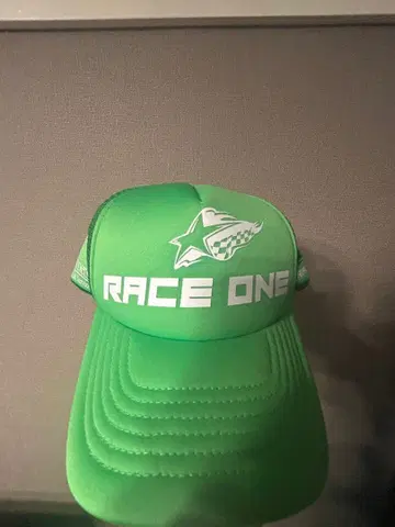 그린 메쉬 캡 RACE ONE
