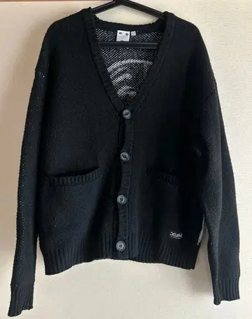 x-girl 블랙 가디건 2024 가을/겨울