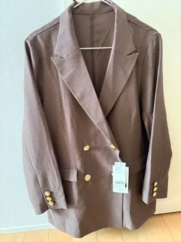 GLOBAL WORK 브라운 테일러드 자켓 L 사이즈