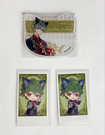 악마 집사와 검은 고양이 아크네코 난자타운 아크릴 코스터 카드 하나마루