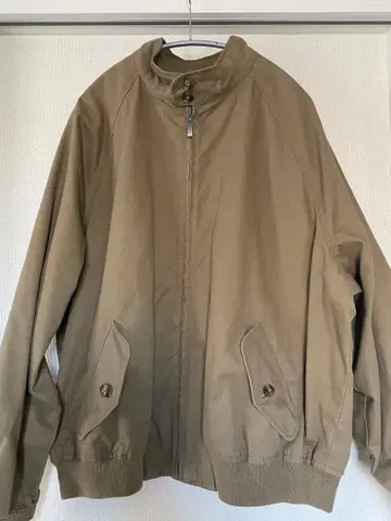 구제 의류 스탠드 카라 자켓 베이지 점퍼 블루종