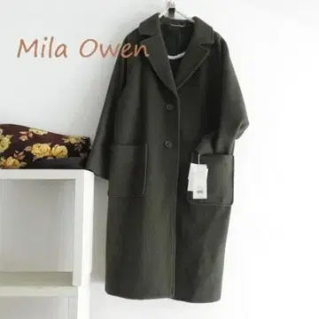 새상품 Mila Owen 미라 오웬 양모 울 블렌드 롱 코트
