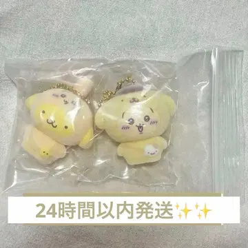 치이카와 (먼작귀) 산리오 시크릿 마스코트 플로키 참 토끼 폼폼푸딩