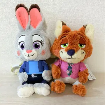 주토피아2 닉 주디 봉제 인형 백팩
