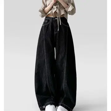 amood 데님 벌룬 데님 커브 데님 와이드 anyonemore