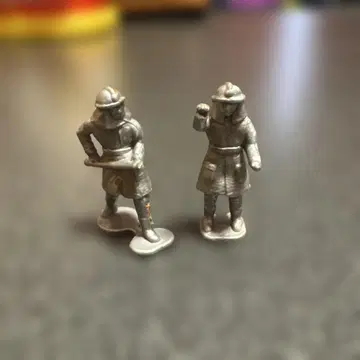 당시 물건 TOMI 타카라 토미카 플라 소방관 피규어 2체