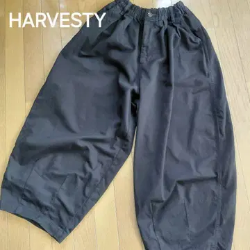 HARVESTY 하베스티 서커스 팬츠 블랙