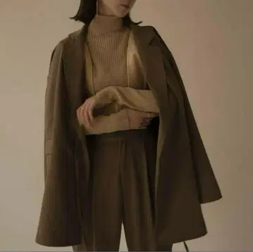 eaphi waist rope slit jacket