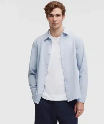 New Venture 긴팔 셔츠 업데이트 슬림핏 사이즈 M