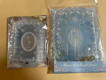 FUKUYA 아크릴 프레임 클래식 레이스 블루 세트