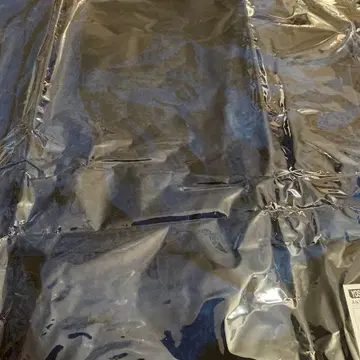 YOSHIKI 실크 쉬폰 스톨 블루 로즈 패턴