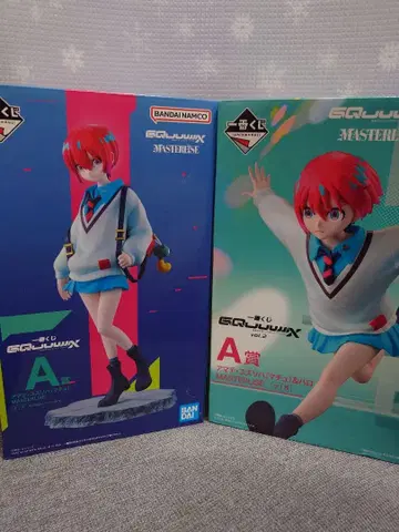 건담 지크액스 제일복권 A상 바닥 피규어 2체 세트.