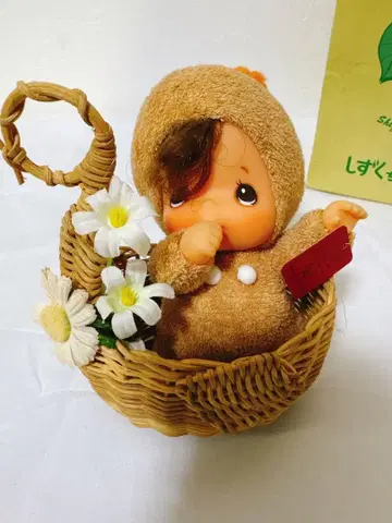 쇼와 레트로 물방울 바스켓