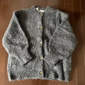 B.C STOCK 샤기 가디건 그레이