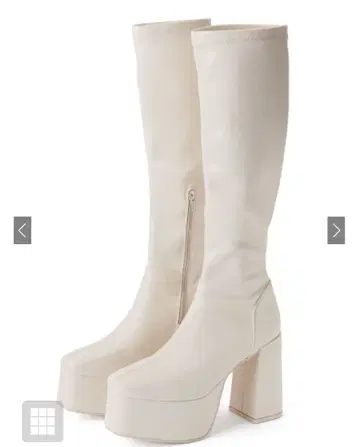 그레일 GRL 롱 부츠 화이트 아이보리