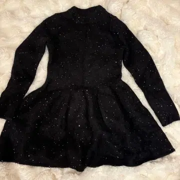 Her lip to 스팽글 니트 원피스