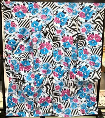 새상품 폴리에스테르 후리소데 기성복 1 LL치수