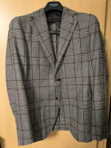 EDIFICE 자켓 그레이, 브라운 체크