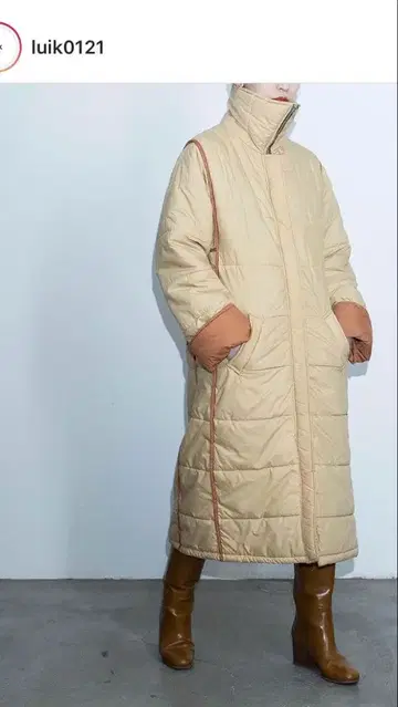 luik 70s vintage down coat