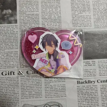 시이나 니키 8주년 하트형 아크릴 스탠드