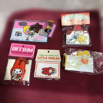 산리오 상품 레트로 리틀트윈스타 마이멜로디 키링 세트