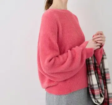 fluffyknit 플러피 니트 / 복슬복슬 MIX 페더 니트 풀오버