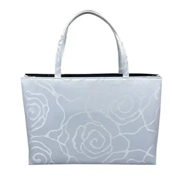 백 교토 만리소로 3258 화이트 장미 토트백 화양