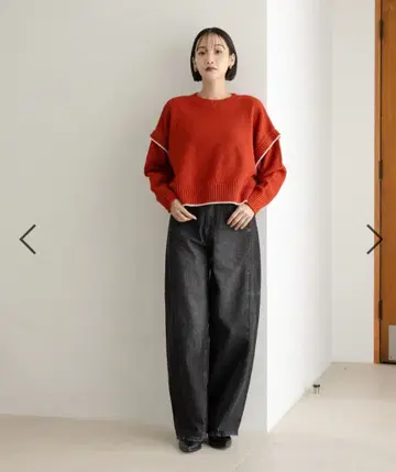 로리즈팜 커브 데님 L 사이즈