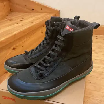 CAMPER 캠퍼 블랙 하이컷 스니커즈