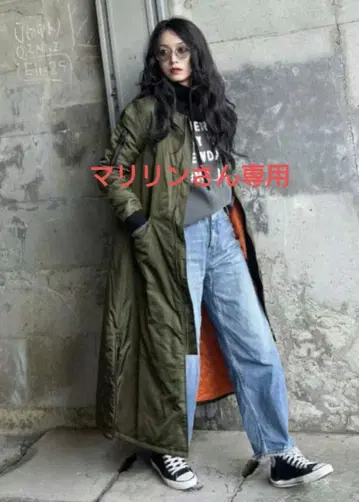 미니 맥시 롱 코트 카키 더블 지퍼 자켓 블루종 충전솜