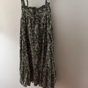 허그아워 마사키 씨 원피스 그린 리버티 홀터넥