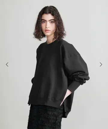 H 맨투맨 슬릿 풀오버