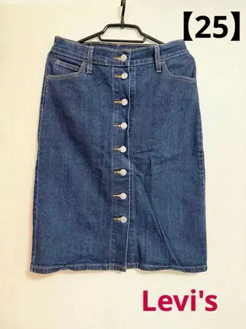 [Levi's] 버튼 프론트 타이트 스커트 사이즈 25