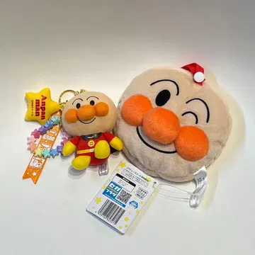 [ 익명 배송 미사용 새상품 ] 호빵맨 키링 티슈 커버 2세트