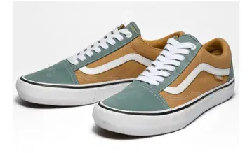 Vans 스웨이드 스니커즈 그린/베이지