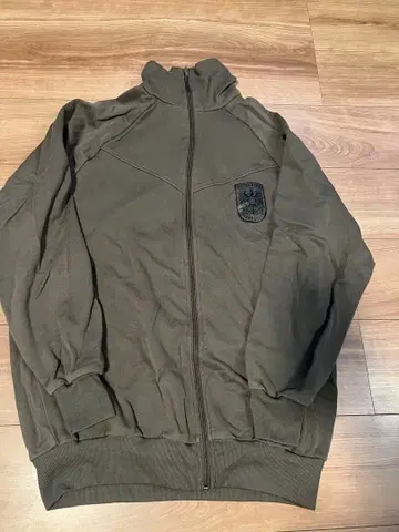 실물 USED 오스트리아군 트레이닝 자켓 BLACK 패치