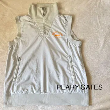 PEARY GATES 하프 지퍼 나일론 베스트 사이즈 6