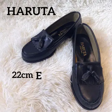 [ 컨디션 최상 ] HARUTA 하루타 태슬 로퍼 블랙 22cm E