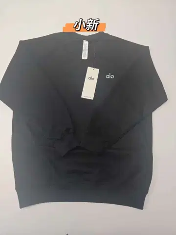 Alo 맨투맨 트레이닝복 모카 브라운 여성용 쿨넥 M 사이즈