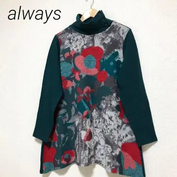 always 올웨이즈 울 튜닉 하이넥