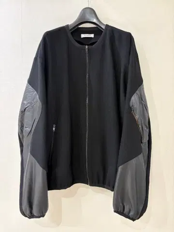 TIM COPPENS 캐시미어 x 램 가죽 블루종 M