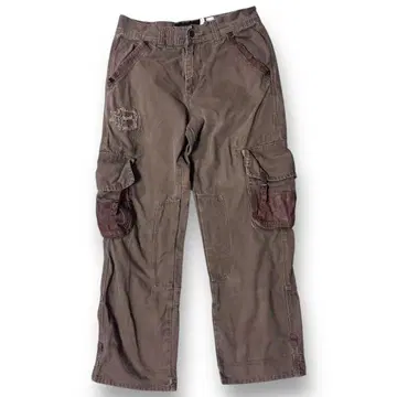 ROCAWEAR 00s 기믹 카고 W32 브라운 y2k 덕 구제 의류