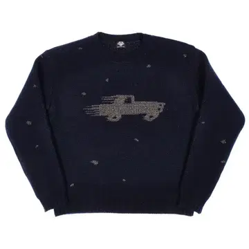 TSY STARLIGHT GALAXY DRIVE KNIT // NAVY